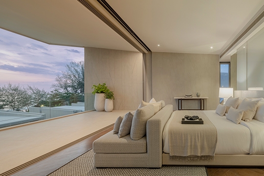 Luxurious bedroom outlook